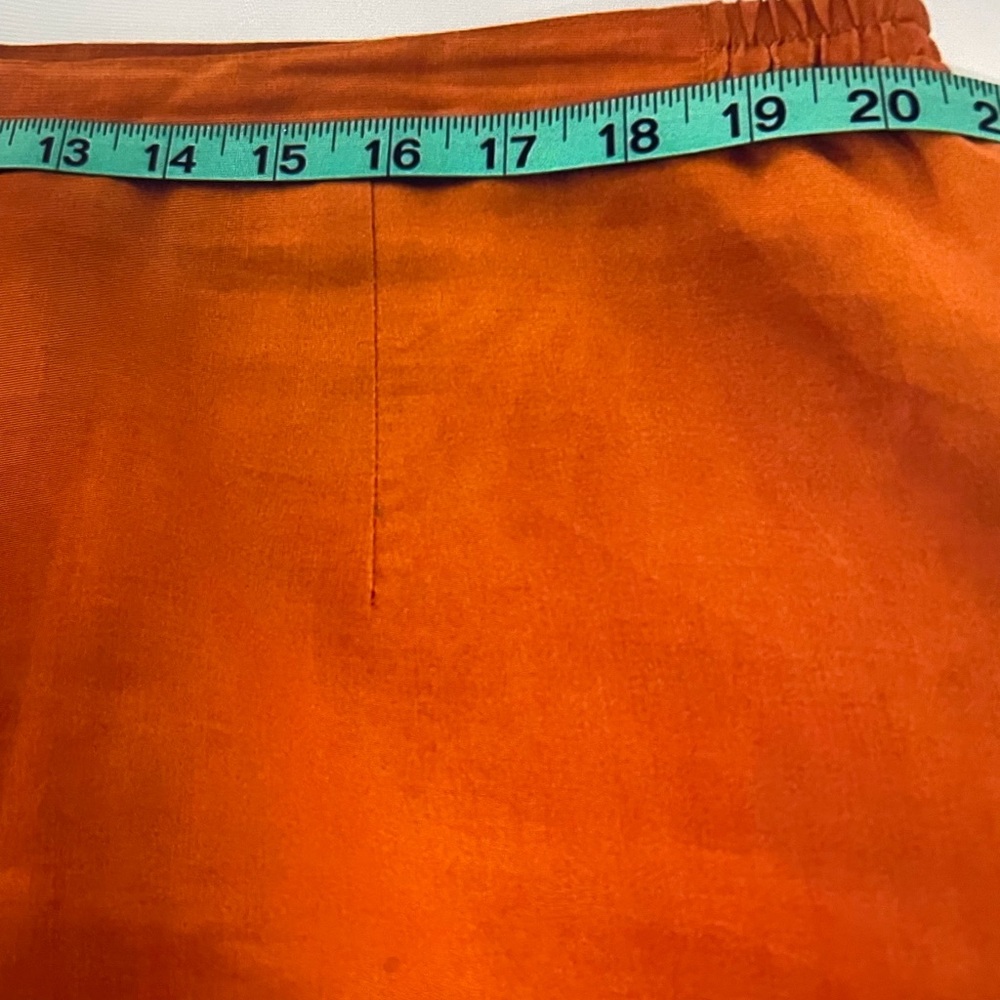 Rust Orange Embroidered Three-Piece Set - Picture 11 of 16